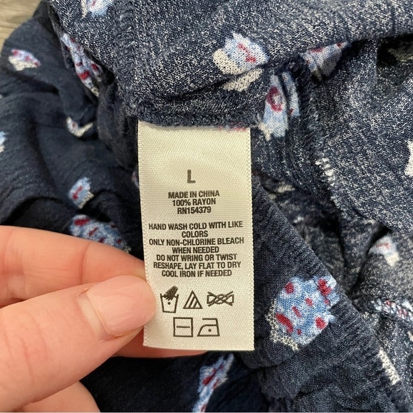 Aeropostale Blue Patterned Short and Tank Set - Picture 10 of 11